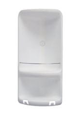 Gedy CAESAR Dvokatna Kutna Polica za Tuš, ABS Plastika, Bijela, 226x473x160 mm