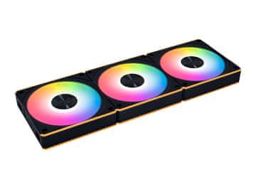 Lian Li Uni Fan CL Wireless ventilator za kućište, 120 mm, 3 komada + kontroler, ARGB, crni
