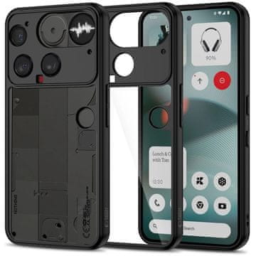 slomart Tech-Protect MagMat maska za Nothing Phone 3 crno-prozirna