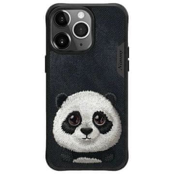 slomart Etui Nimmy Big Eyed Pet 2.0 Panda za iPhone 15 Pro - crno