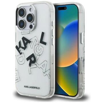 slomart Etui Karl Lagerfeld IML Sketched Graphic za iPhone 16 Pro Max - prozirno