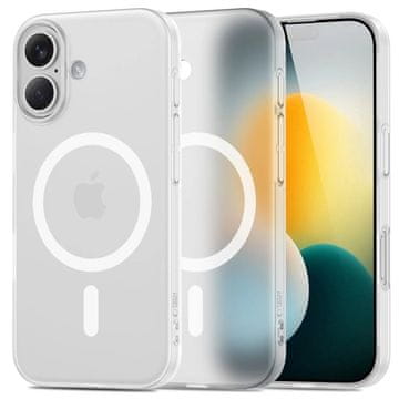 slomart Etui Tech-Protect MagSlim MagSafe za iPhone 17 - mat bijela