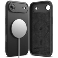slomart Etui Ringke Silicone Magnetic MagSafe za iPhone 17 Air - crno