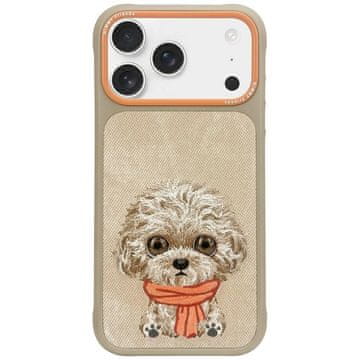 slomart Etui Nimmy Big Eyed Pet 2.0 Dog za iPhone 17 - bež