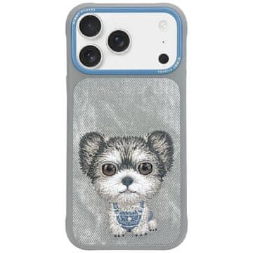 slomart Etui Nimmy Big Eyed Pet 2.0 Dog za iPhone 17 Pro - sivo