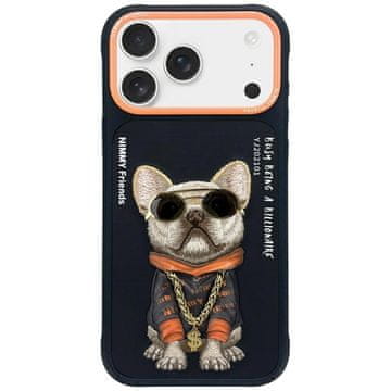 slomart Etui Nimmy Glasses Cool Dog za iPhone 17 - crno