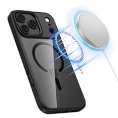 slomart Etui Tech-Protect MagMat MagSafe za iPhone 17 Pro - prozirno crna