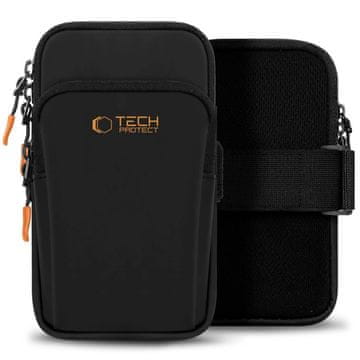 slomart Etui Tech-Protect M7 Universal Sport Armband - crno-narančasta