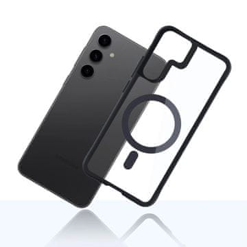 slomart 3mk Satin Armor MagCase za Samsung Galaxy S24 - prozirno