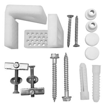 ISVEA Set za montažu WC-a i pisoara, bijeli