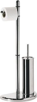 Gedy HIBISCUS Stalak s Držačem Toaletnog Papira i WC Četkom, Kromirana Površina