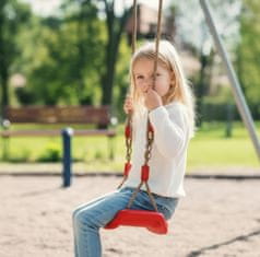 Severno Vrtna ljuljačka za djecu ZOYA daska ljuljačka za igralište do 100kg crvena