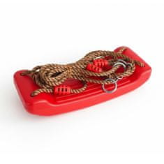 Severno Vrtna ljuljačka za djecu ZOYA daska ljuljačka za igralište do 100kg crvena