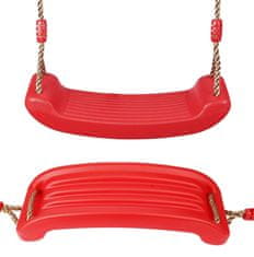 Severno Vrtna ljuljačka za djecu ZOYA daska ljuljačka za igralište do 100kg crvena
