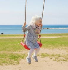 Severno Vrtna ljuljačka za djecu ZOYA daska ljuljačka za igralište do 100kg crvena