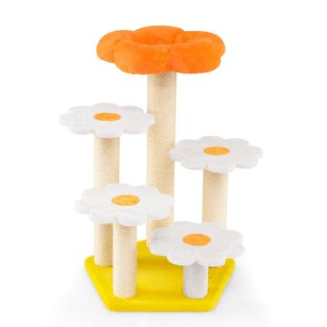 Northix Mačje drvo 90 cm s cvjetnim platformama i sisalom