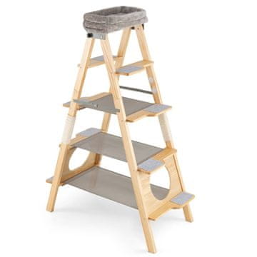 Northix Mačje drvo 151 cm sklopivo sa sisal stupovima