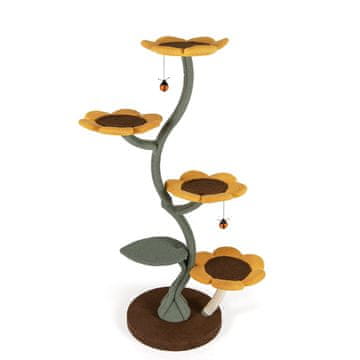 Northix Mačje drvo 175 cm s 5 cvjetnih platformi