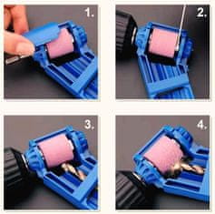 Netscroll ijamantni oštrač svrdla za brzo oštrenje spiralnih svrdla, za bušilice 2000–3500 o/min, DiamondBruss