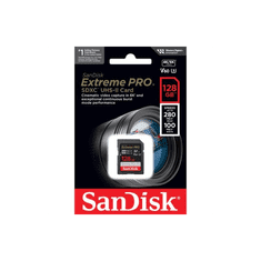 SanDisk 128GB Extreme PRO SDXC UHS-II memorijska kartica
