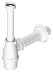 Bruckner Bijeli Umivaonički Sifon 5/4" DN40 - Plastični, BRUCKNER