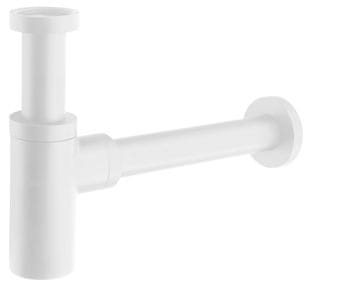 SAPHO Kružni mat-bijeli sifon za umivaonik, 5/4", odvod 32 mm, Sapho