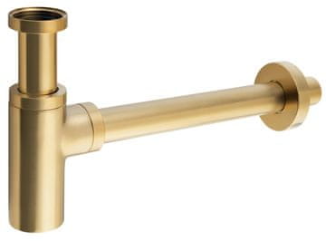 SAPHO Sifon za umivaonik 5/4", odvod 32mm, okrugli, mat zlato