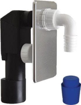 Bruckner Ugradbeni sifon za perilicu, DN40/50, polirani nehrđajući čelik