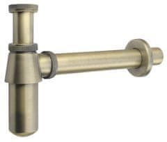 AQUALINE Retro Sifon za Umivaonik 5/4", Otpad 32mm, Tamni Brončani Završetak