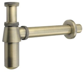 AQUALINE Retro Sifon za Umivaonik 5/4", Otpad 32mm, Tamni Brončani Završetak