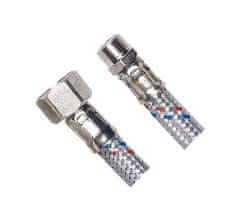 AQUALINE Fleksibilno inox crijevo FxM 3/8"x3/8", 100 cm kromirano