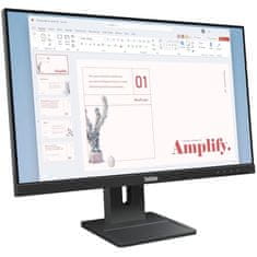 Lenovo Monitor ThinkVision E24-40 23,8" / WLED / IPS / 100Hz / 4ms / crni - podesiv po visini