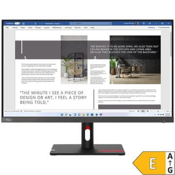 Lenovo Monitor ThinkVision S27i-30 27" / WLED / IPS / 100Hz / 4ms (crni)