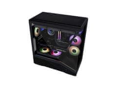 Lian Li Vector V100 kućište za računalo, Midi-Tower, kaljeno staklo, crno (G99.V100RX.00)