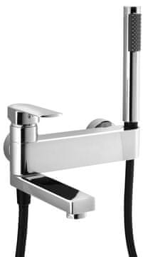 SAPHO MIXONA Zidna Kupaonska Miješalica s Tušem, Rotirajući Izliv, Kromirana