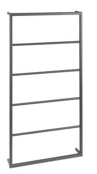 SAPHO Mat Crni Zidni Držač Ručnika SKA 600x1150mm - Višestruki Održiva Elegancija