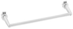 AQUALINE Ravni bijeli nosač ručnika za radijator 36cm - AQUALINE