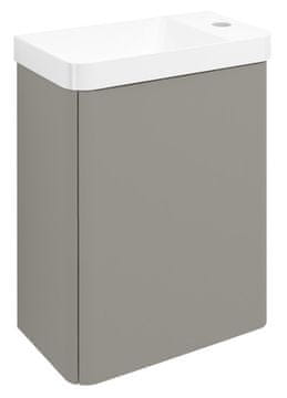 SAPHO Zidni ormarić za umivaonik ZORBA 39x50 cm, MDF/lamin, bez ručki, braon