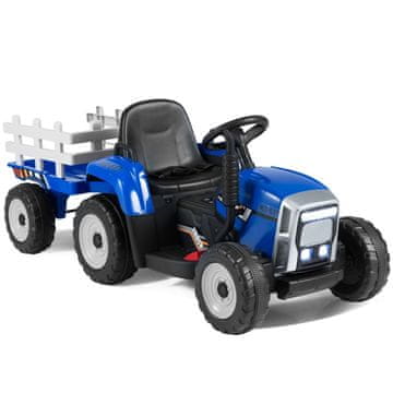 Northix 12V dječji traktor s prikolicom i daljinskim upravljačem 30kg