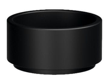 KERASAN Crno Mat Keramički Umyvadlo za Radnu Ploču, Ø 30cm