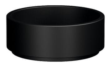 KERASAN OKE keramički nadgradni umivaonik, Ø 40 cm, crna mat završna obrada