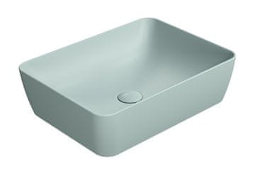 Gsi GSI NUBES COLOR Keramički Umyvadlo Ghiaccio Mat 50x38 cm
