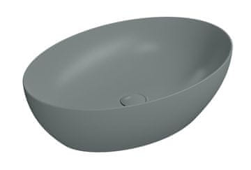 Gsi PURA keramički umivaonik za stol, 60x42cm, mat agava