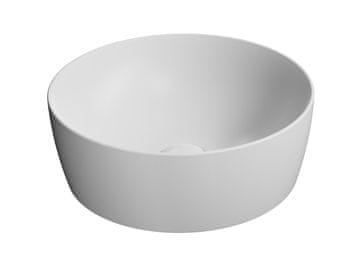 Gsi GSI NUBES COLOR Keramički Umivaonik na Ploči, 40cm, Mat Bijeli