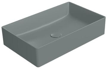 Gsi GSI KUBE X COLOR keramički nadgradni umivaonik, 60x37 cm, mat agava