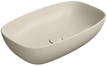 Gsi GSI NUBES Keramički Umivaonik na Ploči 60x38cm, Creta Mat