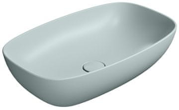 Gsi NUBES keramički gornji umivaonik 60x38cm, ghiaccio mat završna obrada