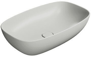 Gsi GSI NUBES Keramički Ugradbeni Umivaonik 60x38cm, Siva Mat Hrvatska