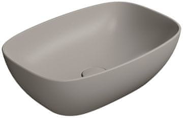 Gsi GSI NUBES keramički umivaonik 50x35 cm, mat tortora