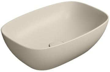 Gsi GSI NUBES COLOR Keramički Umivaonik na Ploču 50x35cm, Kreta Mat